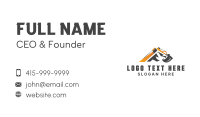  Excavator Construction Equipment Business Card Design