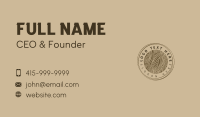 Wood Crafting Company Business Card Design