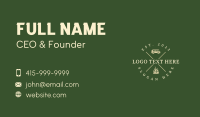 Outdoor Camping Company Business Card Design