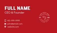 Shellfish Business Card example 2