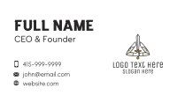 Handheld Sword Warrior Business Card Design