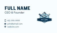 Razor Pole Barbershop Business Card