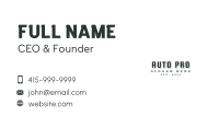 Business Enterprise Wordmark Business Card Design