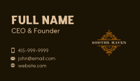 Luxury Floral Haven Business Card Image Preview
