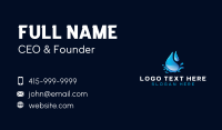 Splash Water Droplet Business Card