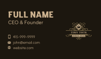 Classic Coffee Cafe Business Card