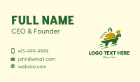 Fast Turtle Food Delivery Business Card Design