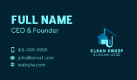 House Broom Cleaning Business Card Image Preview