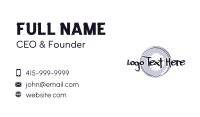 Casual Graffiti Mural Business Card