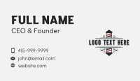 Barbershop Business Card example 1