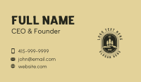 Vintage Pine Tree Forest Business Card