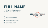 Timber Business Card example 3