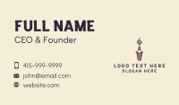 Hanging Business Card example 4