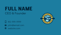 Kayak Paddle Travel Business Card