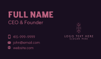 Luxury Floral Boutique Business Card