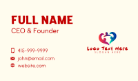 Heart Family People Business Card