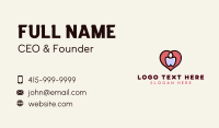 Tooth Heart Dentistry Business Card Design