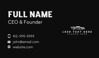 Motorsport Business Card example 2