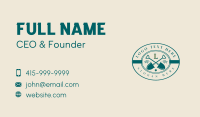 Garden Shovel Leaf Business Card