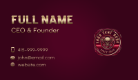 Skull Venom Cobra  Business Card