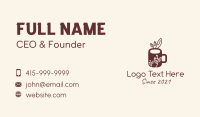 Latter Business Card example 2