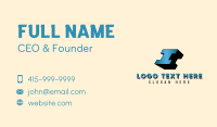 Professional Tech Company Letter I Business Card