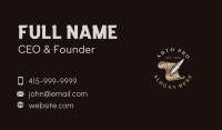 Quill Pen Paper Scroll Business Card