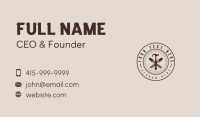 Carpentry Hammer Chisel Business Card Design