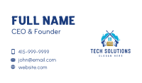 Tile Home Washer Business Card