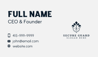 Fancy Classic Badge Lettermark Business Card