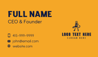 Tiger Tennis Tournament Business Card