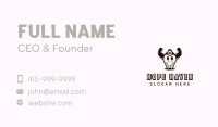 Gorilla Monkey Tooth Business Card