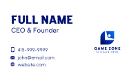 Blue Leaf Business Card example 4