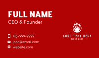 Oriental Fast Food Bowl  Business Card Design