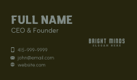 Generic Brand Enterprise Business Card