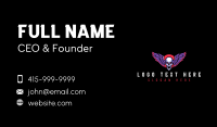 Gaming Skull Wings Business Card