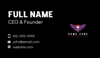 Gaming Skull Wings Business Card Image Preview