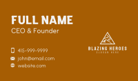 Triangle Tall Mountain Business Card Image Preview