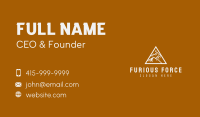 Triangle Tall Mountain Business Card Image Preview