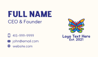 Butterfly Business Card example 2