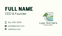 Tropical Fish Fishing Business Card Design