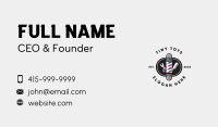 Scissors Comb Barbershop Business Card