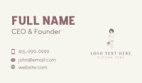 Wax Salon Business Card example 1