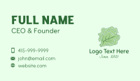 Cabbage Business Card example 1