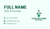 Green Propeller Plant  Business Card