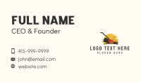 Sunset Lawn Care Gardening Business Card
