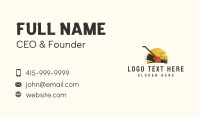 Sunset Lawn Care Gardening Business Card Design