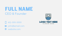 Travel Beach Waves Business Card