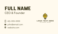 Malt Lightbulb Craft Distillery Business Card