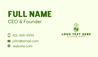 Agriculture Biotech Flask Business Card